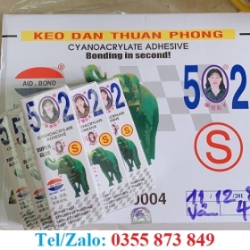 KEO 502 THUẬN PHONG SIZE S THÙNG 50 CHAI 
