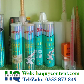 KEO CHÀ RON CHÍT CHỈ GẠCH MÀU TRẮNG, VÀNG, ĐEN, XÁM