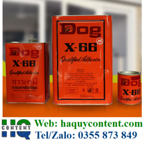 KEO CHÓ X66 ĐỦ LOẠI 600ML, 3,3KG,15KG