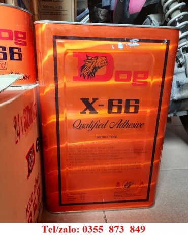 KEO CHÓ X66 (THÙNG 24 LON ) DÁN GIẦY DÉP