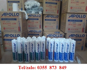 KEO SILICONE APOLLO A500 MÀU ĐEN GIÁ RẺ