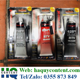 KEO SILICONE CHỊU NHIỆT RED RTV TẠO GIOĂNG 