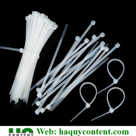 LẠT NHỰA ĐEN TRẮNG 25CM DÀY 4.6LI ĐÓNG SẴN BỊCH 50 SỢI 