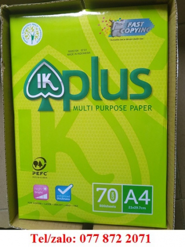Lốc 500 Tờ Giấy In A4 Giá Rẻ - Giấy In Plus Cao Cấp