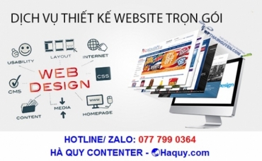 NHÀ CUNG CẤP, THIẾT KẾ WEBSITE HÀNG ĐẦU TẠI VIỆT NAM