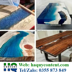NHÀ PHÂN PHỐI SỈ LẺ NHỰA RESIN TRONG SUỐT 2 THÀNH PHẦN