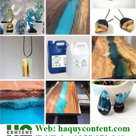 NHỰA RESIN EPOXY TRONG SUỐT ĐỔ BÀN CHIẾT LẺ CAN 5 LIT