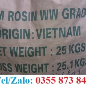 NHỰA THÔNG GUM ROSIN RẮN BAO 25KG GIÁ TỐT