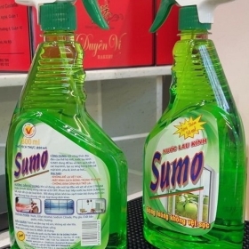 NƯỚC LAU KÍNH KHÔNG ĐỘC HẠI, LAU SẠCH BỤI VÀ DẦU MỠ