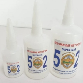 PHÂN PHỐI CHAI KEO DÁN GỖ 502, CHAI LỚN 