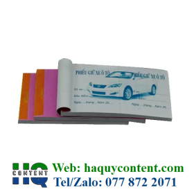 PHIẾU GIỮ XE IN NHANH THIẾT KẾ MIỄN PHÍ