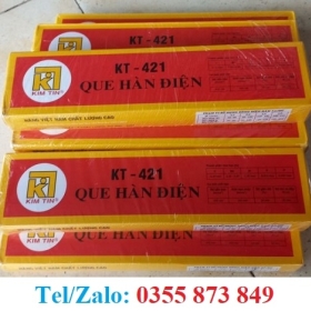 QUE HÀN SẮT CHUYÊN DỤNG KIM TÍN KT421 ĐỦ KÍCH THƯỚC