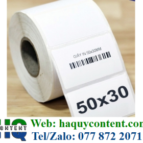 SẢN XUẤT TEM IN VẬN ĐƠN GIÁ RẺ (TEM 50MM X30MM)