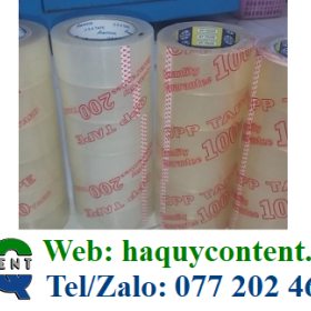 SẢN XUẤT VÀ CUNG CẤP SỈ BĂNG KEO ĐÓNG GÓI THÙNG HÀNG