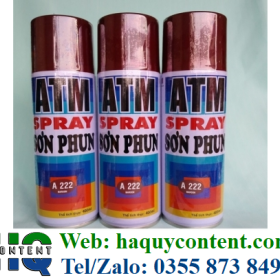 SƠN PHUN ATM SPRAY MÀU ĐỎ GIÁ RẺ