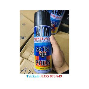 Sơn Xịt Atm Màu Đen Bóng A210 (Black)