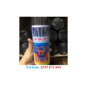 Sơn Xịt Atm Màu Đen Mờ A212 (Black)
