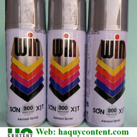 SƠN XỊT MÀU BẠC XÁM CHÍNH HÃNG WIN TOA