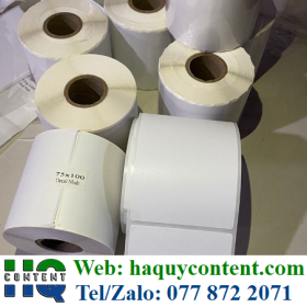 Tem Nhãn Các Loại: 5 X3cm, 5 X5cm, 10x10cm, 10 X15cm…