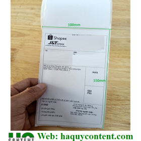 TEM VẬN ĐƠN A6 100 X150 XẤP 500 TEM GIÁ TỐT
