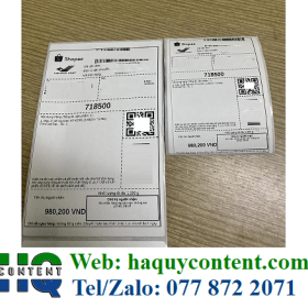 TEM VẬN ĐƠN KÍCH THƯỚC 10 X15CM GIÁ RẺ TP.HCM