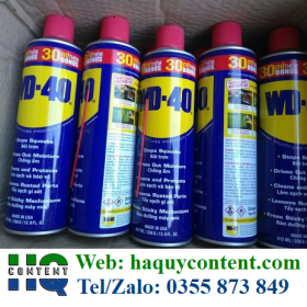 WD – 40 LÀM SẠCH CẶN BẨN LUYN DẦU RỈ SÉT , BÔI TRƠN DÂY SÊN