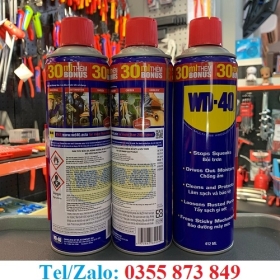 WD40 CHAI XỊT BÔI TRƠN DÙNG CHO CƠ KHÍ VÀ ĐIỆN MÁY