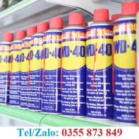 WD40 XỊT CHỐNG RỈ ĐA NĂNG DÙNG CHO XE MÁY Ô TÔ
